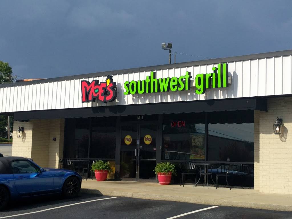 Moes Southwest Grill | restaurant | 500 Haywood Rd, Greenville, SC 29607, USA | 8642888085 OR +1 864-288-8085