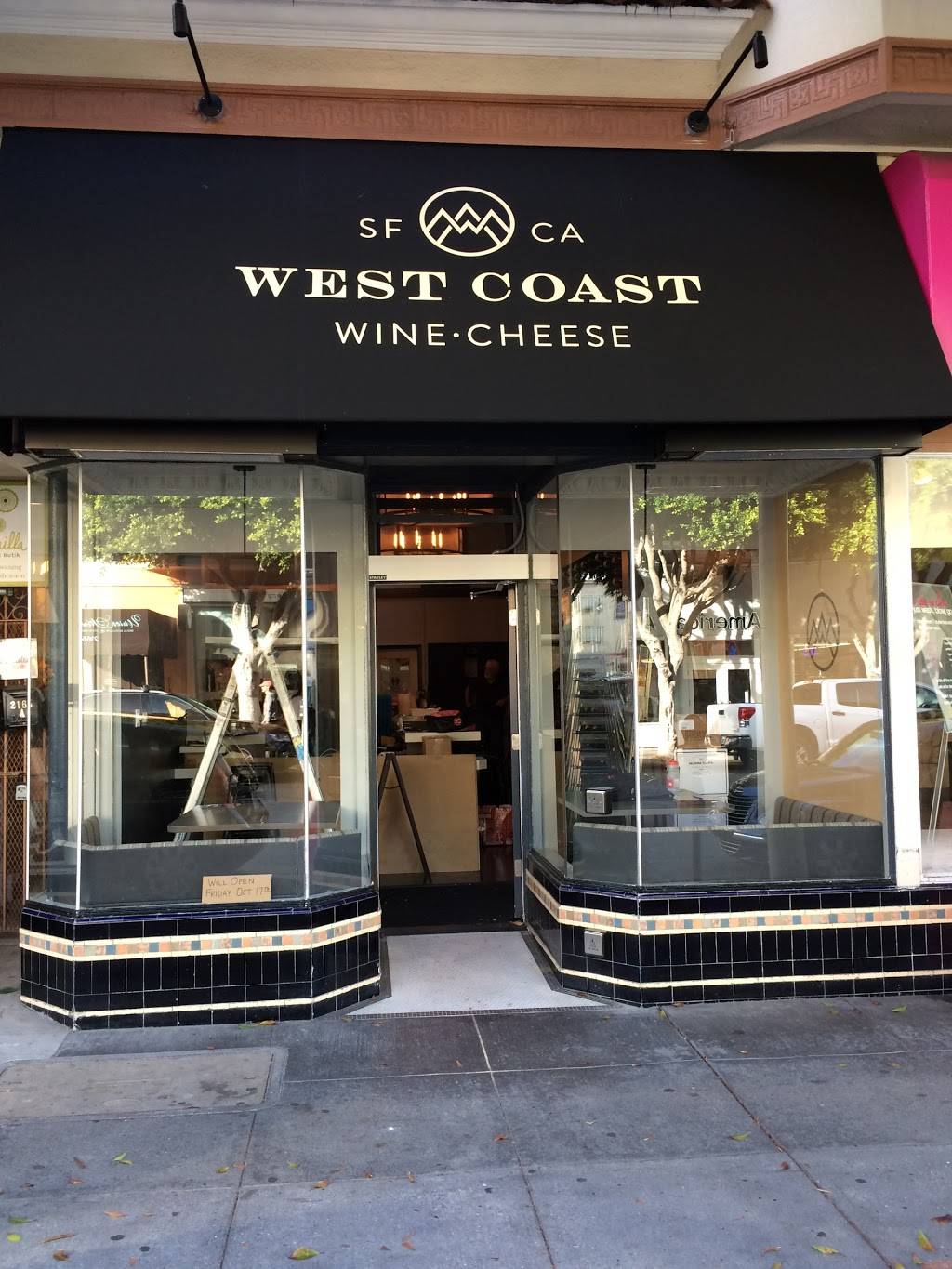 West Coast Wine • Cheese | restaurant | 2165 Union St, San Francisco, CA 94123, USA | 4153769720 OR +1 415-376-9720