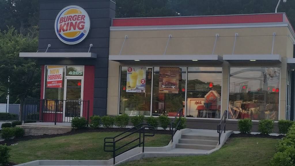 Burger King | restaurant | 4285 Bells Ferry Rd, Kennesaw, GA 30144, USA | 7702462242 OR +1 770-246-2242