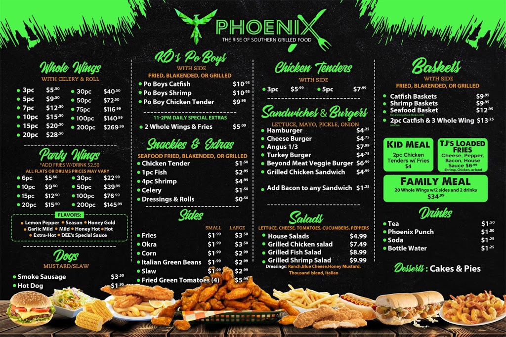 Phoenix Southern Grill | restaurant | 1661 Semmes St, Memphis, TN 38114, USA | 9014215263 OR +1 901-421-5263