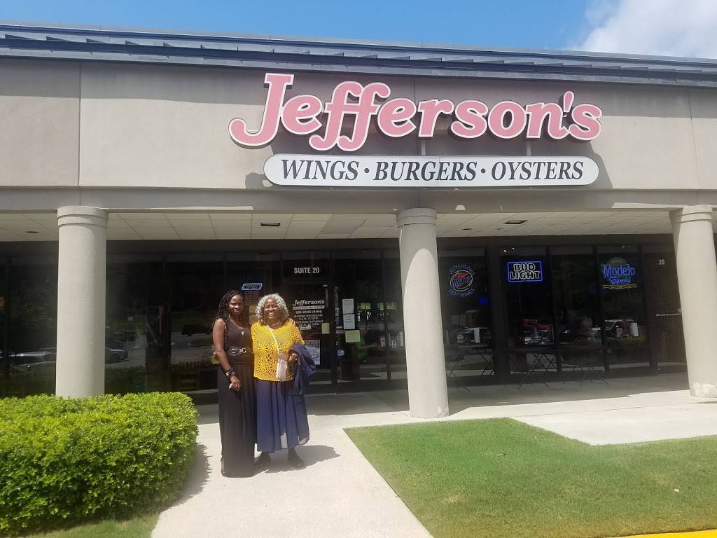 Jeffersons Restaurant | restaurant | 4524 Southlake Pkwy #20, Hoover, AL 35244, USA | 2059899464 OR +1 205-989-9464