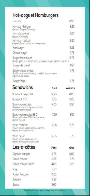 Cantine Des Dee | restaurant | 946 Boulevard Frontenac O, Thetford Mines, QC G6G 6K3, Canada | 4183388669 OR +1 418-338-8669