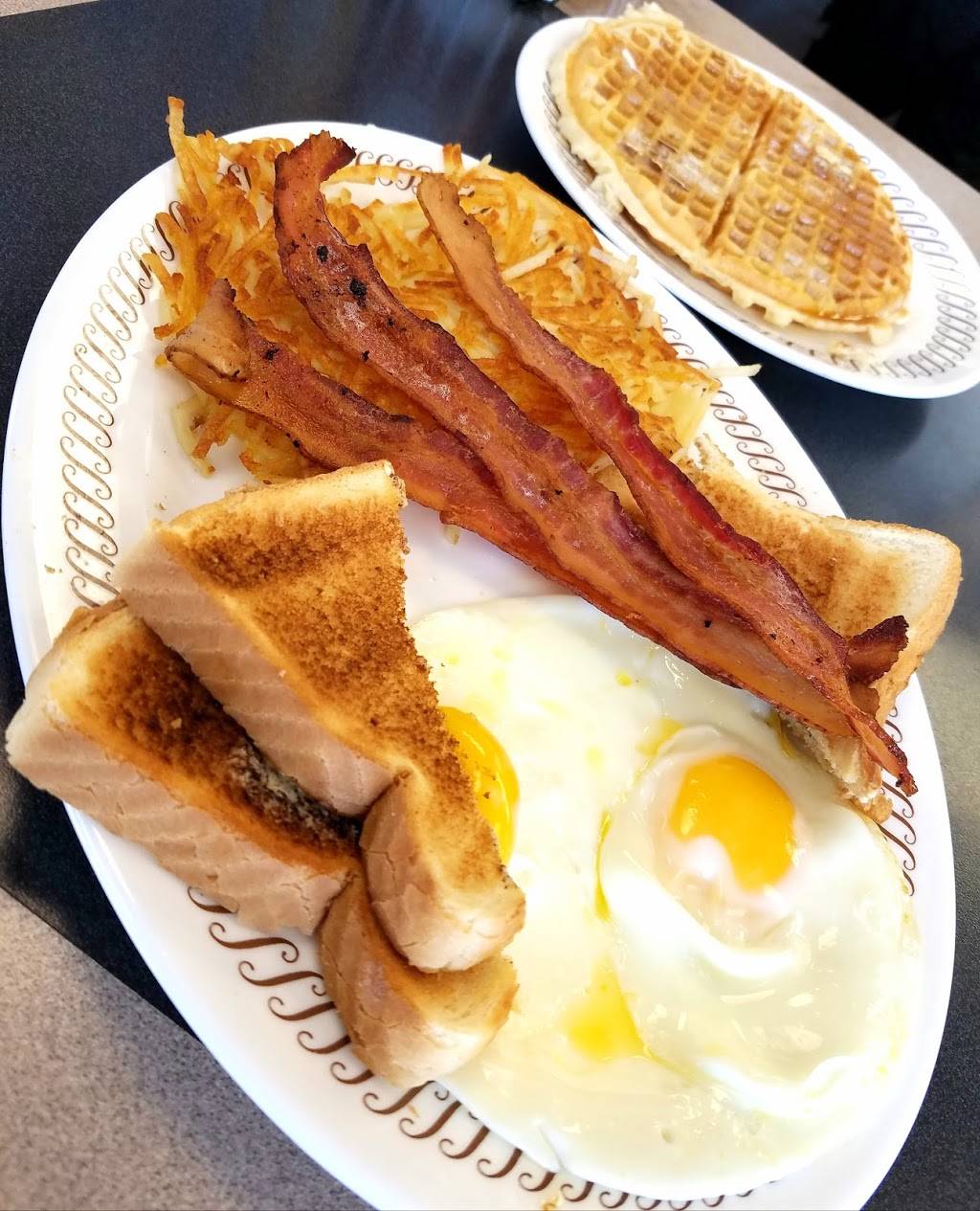 Waffle House | meal takeaway | 102 Elmsley Meadows Ln, Greensboro, NC 27406, USA | 3362798336 OR +1 336-279-8336