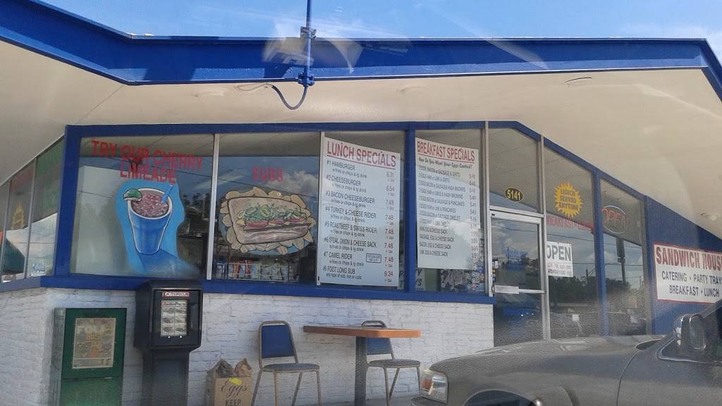 Sandwich House | meal takeaway | 5141 Beach Blvd, Jacksonville, FL 32207, USA | 9043981426 OR +1 904-398-1426