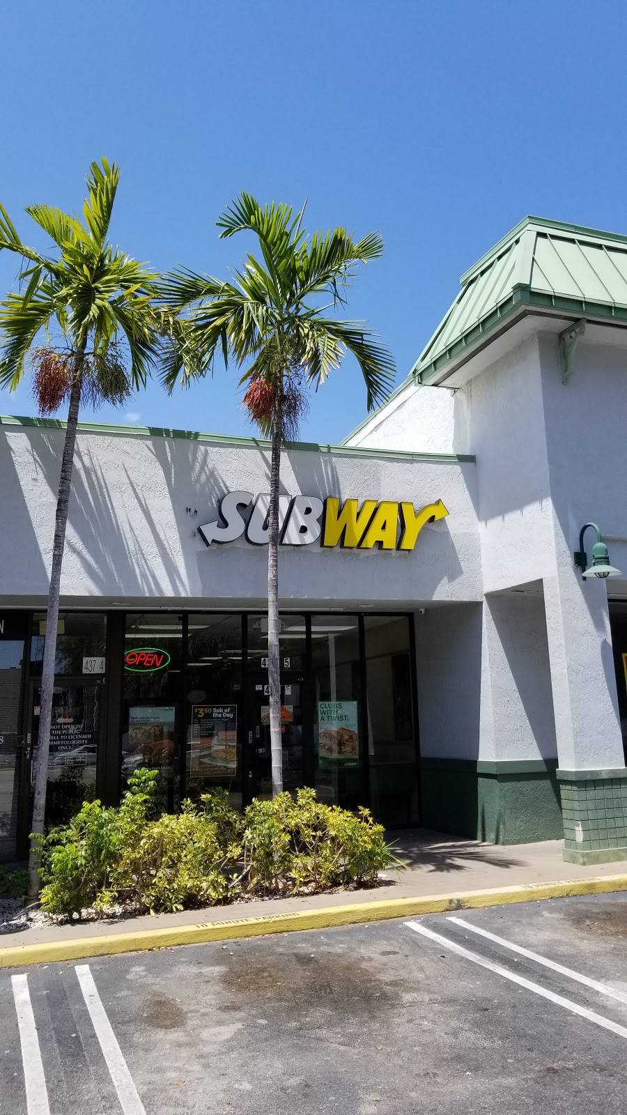 Subway Restaurants | restaurant | 437 East Atlantic Blvd, Waverly Plaza #5, Pompano Beach, FL 33060, USA | 9549435333 OR +1 954-943-5333