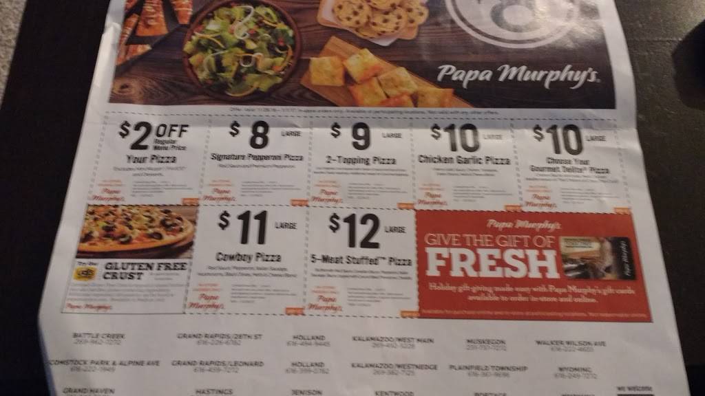 Papa Murphys Take N Bake Pizza | meal takeaway | 3355 Henry St suite g, Muskegon, MI 49441, USA | 2317377272 OR +1 231-737-7272