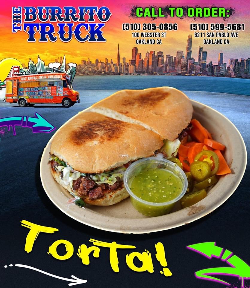 The Burrito Truck | restaurant | 6211 San Pablo Ave, Oakland, CA 94608, USA | 5105995681 OR +1 510-599-5681