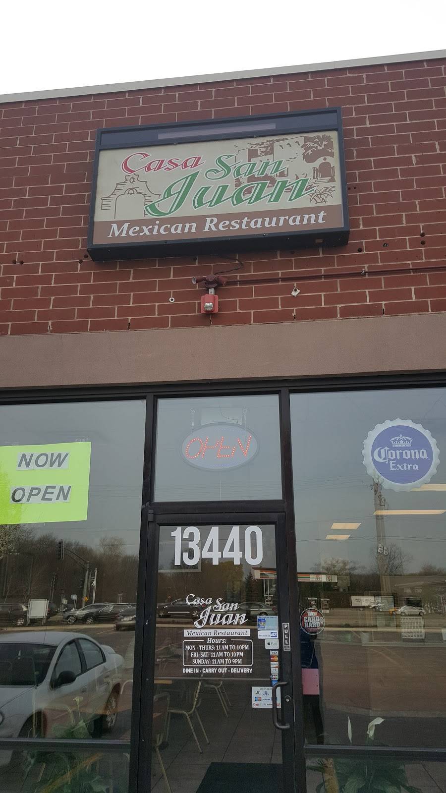 Casa San Juan | restaurant | 13440 S Ridgeland Ave, Palos Heights, IL 60463, USA | 7085774227 OR +1 708-577-4227