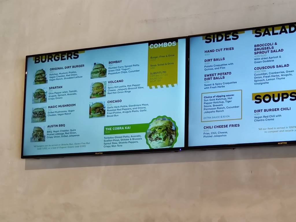 Dirt Burger | restaurant | 407 E 5th St, Des Moines, IA 50309, USA | 5158503890 OR +1 515-850-3890