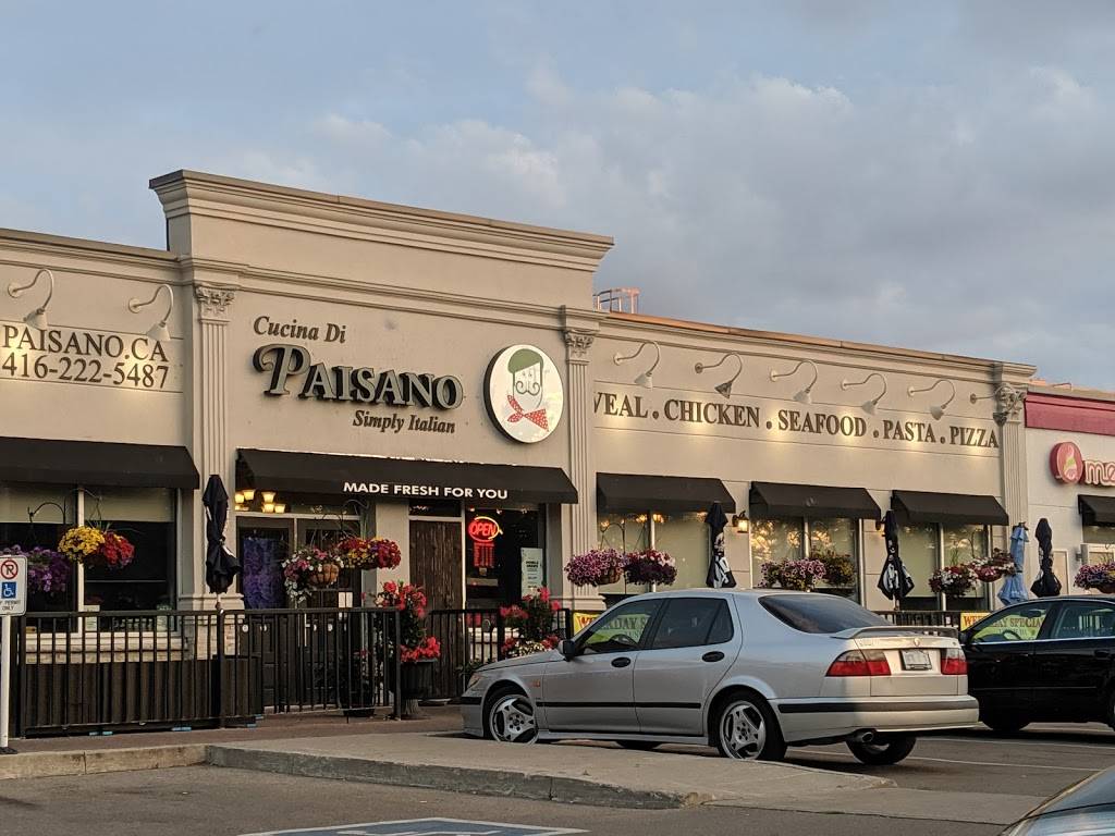 Paisano | restaurant | 865 York Mills Rd #8, North York, ON M3B 1Y6, Canada | 4162225487 OR +1 416-222-5487