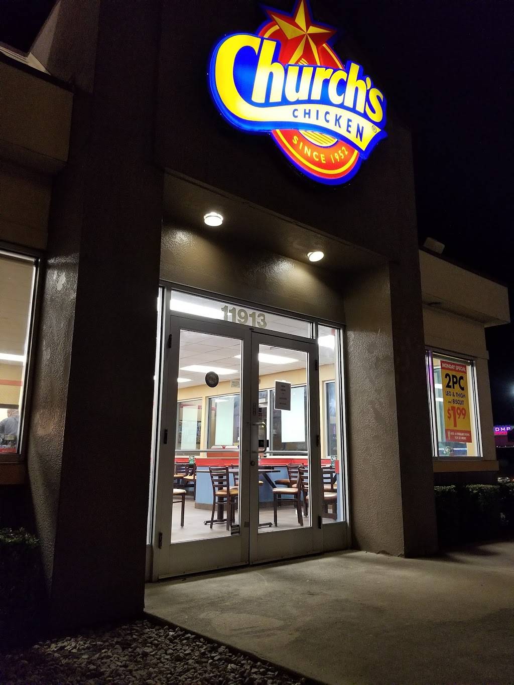 Churchs Chicken | restaurant | 11913 Lake June Rd, Balch Springs, TX 75180, USA | 9722891277 OR +1 972-289-1277