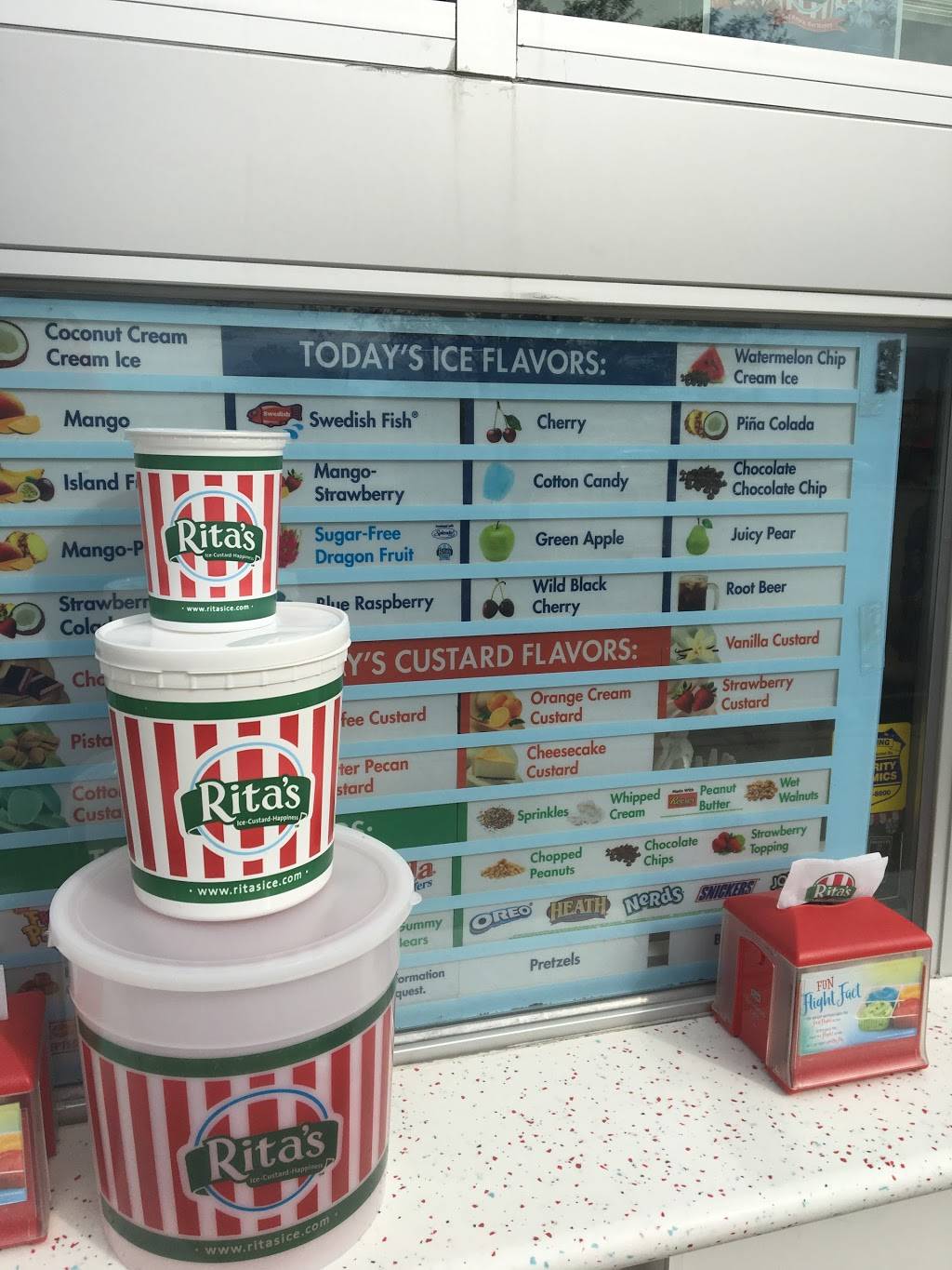 Ritas Italian Ice & Frozen Custard | restaurant | 2465 S Broad St #F5, Trenton, NJ 08610, USA | 6098880800 OR +1 609-888-0800