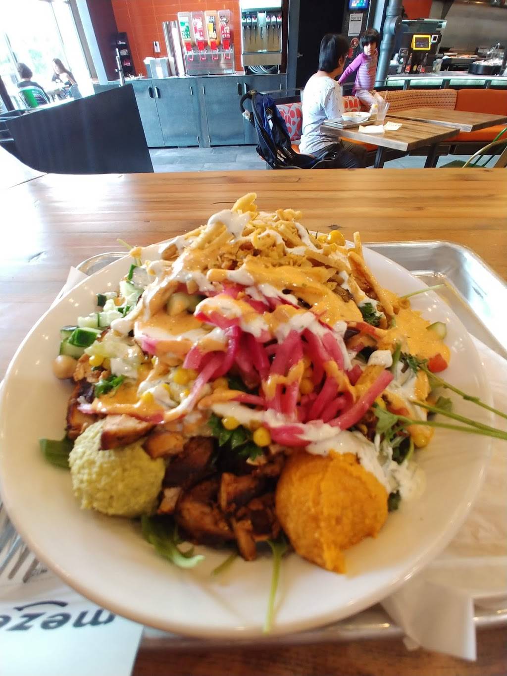 Mezeh Mediterranean Grill (Fair Oaks Mall) | restaurant | 11750 Fair Oaks Mall, Fairfax, VA 22033, USA | 7033106387 OR +1 703-310-6387