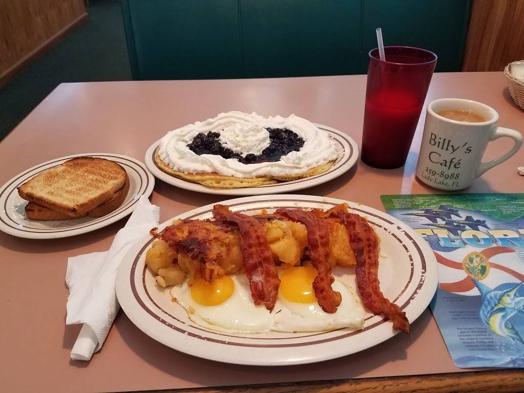 Billys Cafe | cafe | 13752 N, US-441, Lady Lake, FL 32159, USA | 3522598988 OR +1 352-259-8988