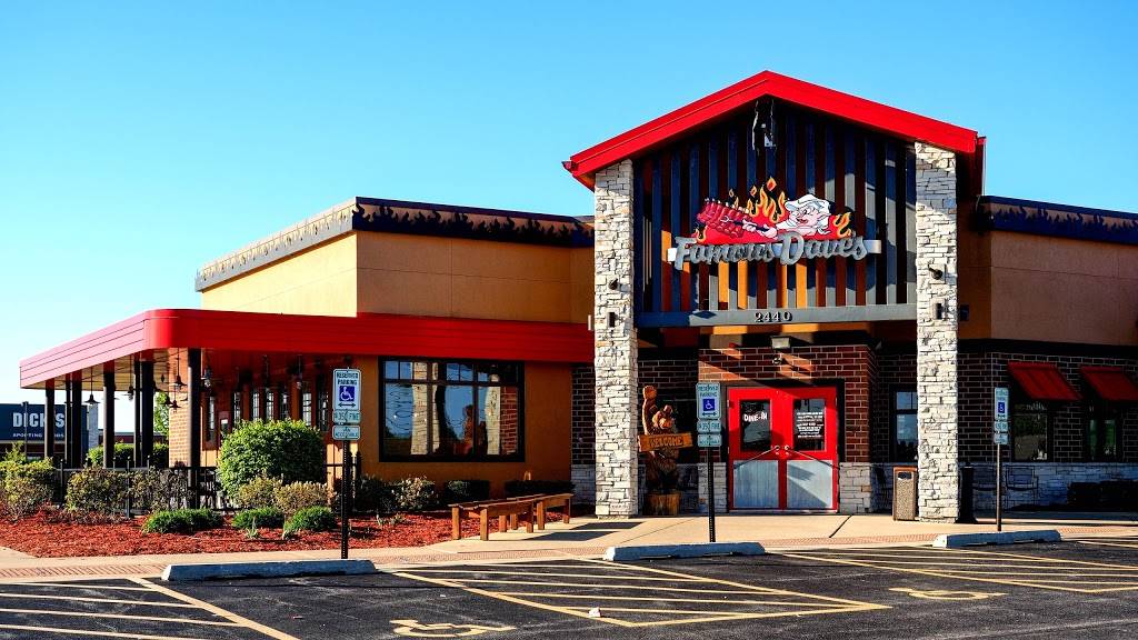 Famous Daves Bar-B-Que | restaurant | 2440 US-34, Oswego, IL 60543, USA | 6305514733 OR +1 630-551-4733
