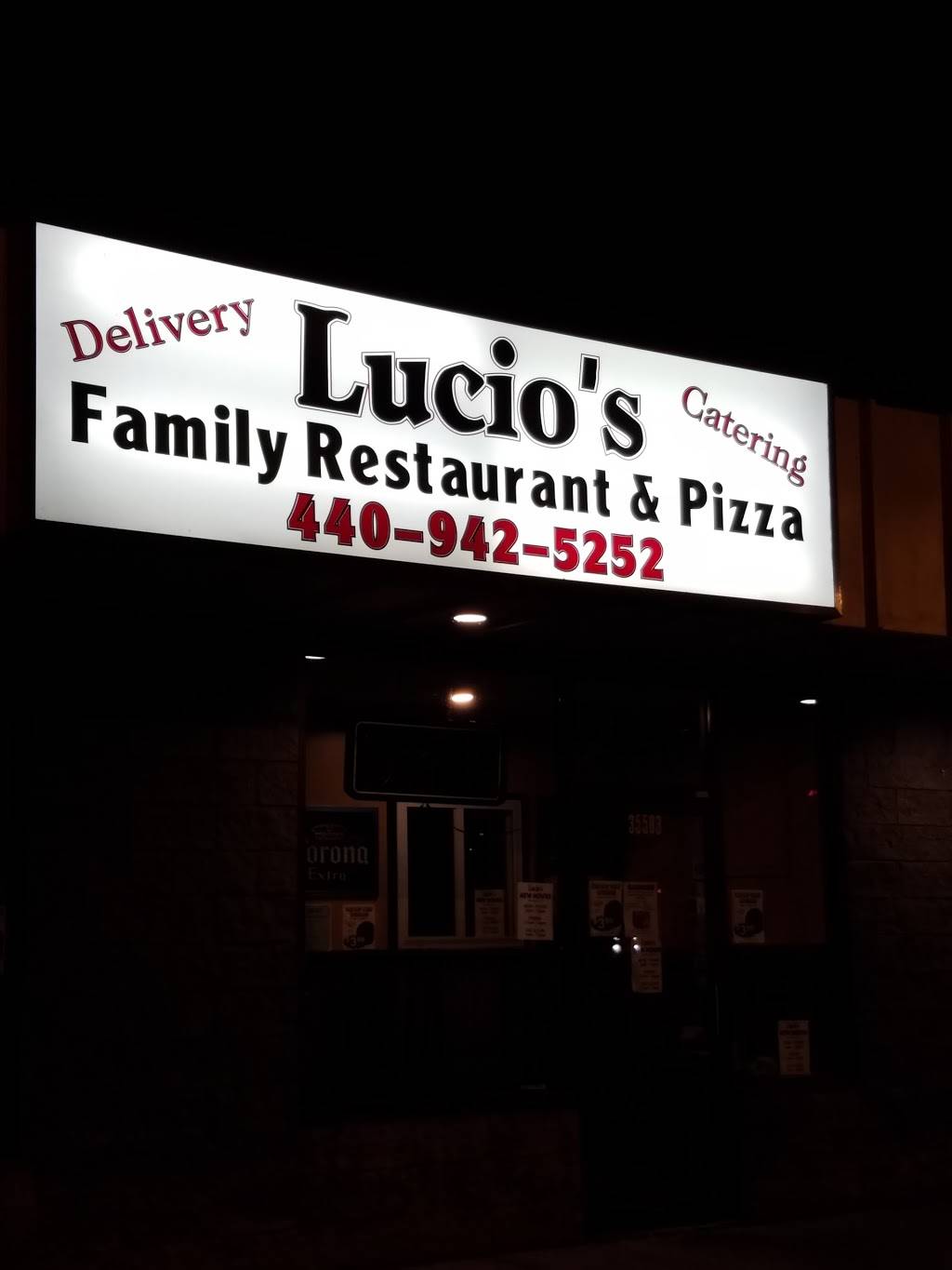 Lucios | restaurant | 35583 Lakeshore Blvd, Eastlake, OH 44095, USA | 4409425252 OR +1 440-942-5252