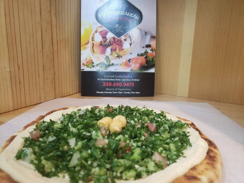 Mediterranean station | restaurant | 4200, 415 S Broadway St unit a, Lake Orion, MI 48362, USA | 2486909473 OR +1 248-690-9473