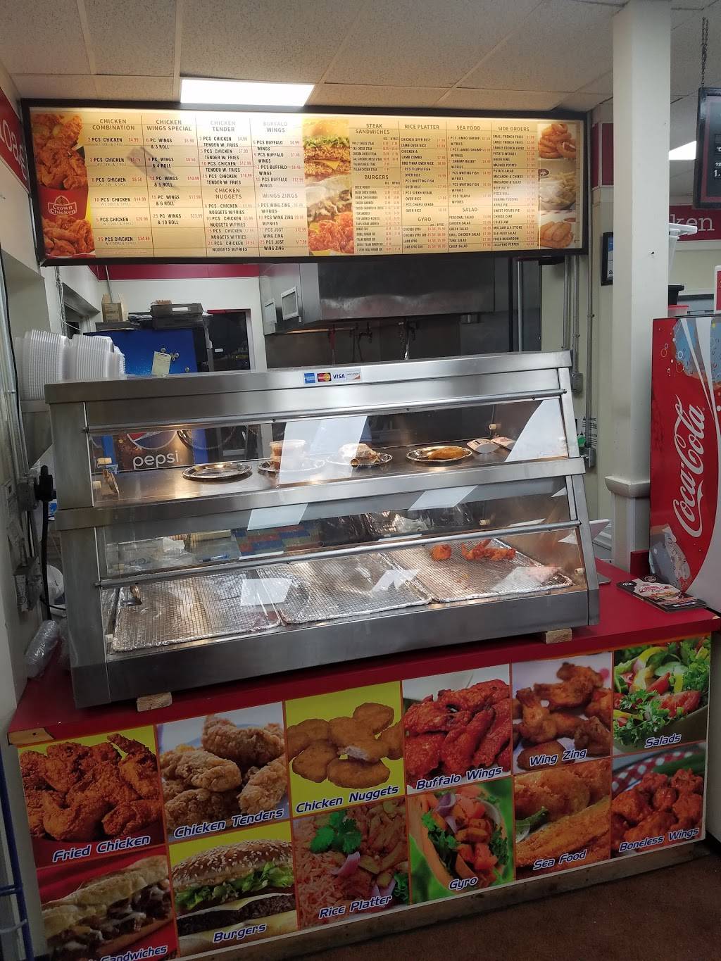 Crown Fried Chicken & Grill | restaurant | 502 N 7th St, Allentown, PA 18102, USA | 6104337605 OR +1 610-433-7605