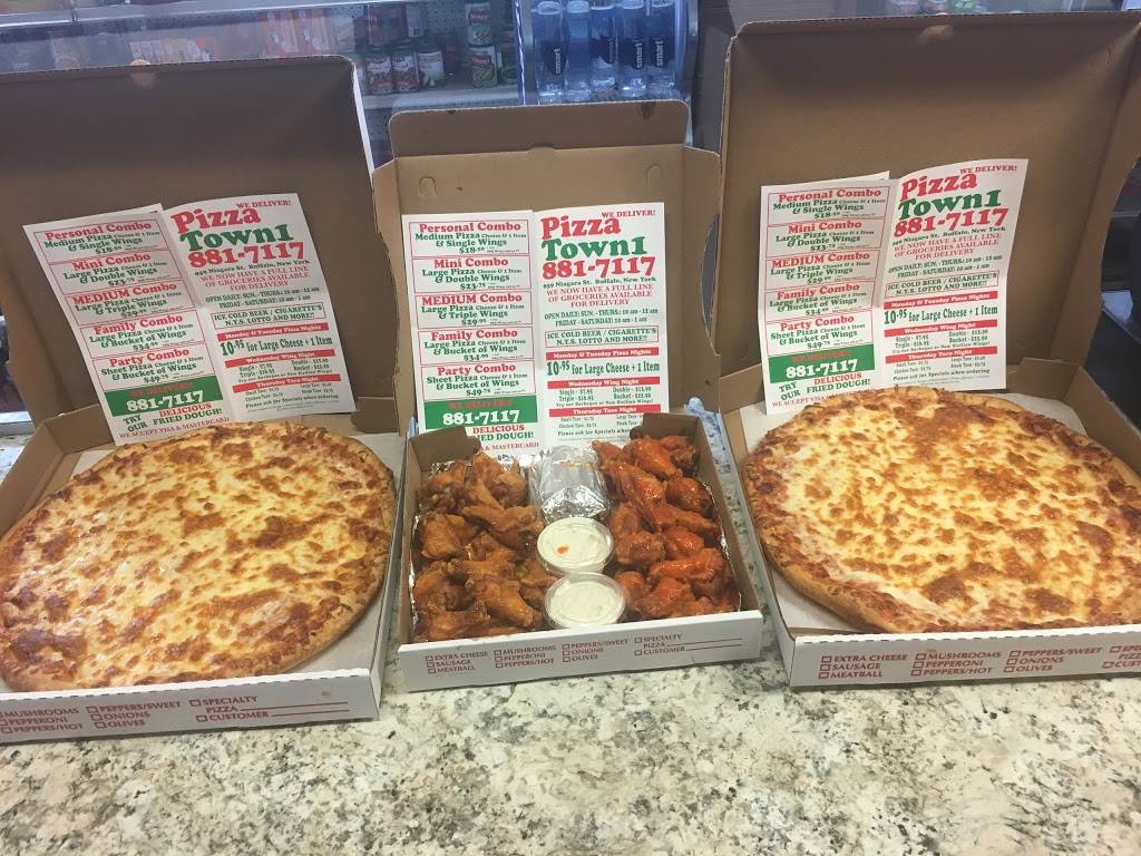 Pizza Town | restaurant | 859 Niagara St, Buffalo, NY 14213, USA | 7168817117 OR +1 716-881-7117