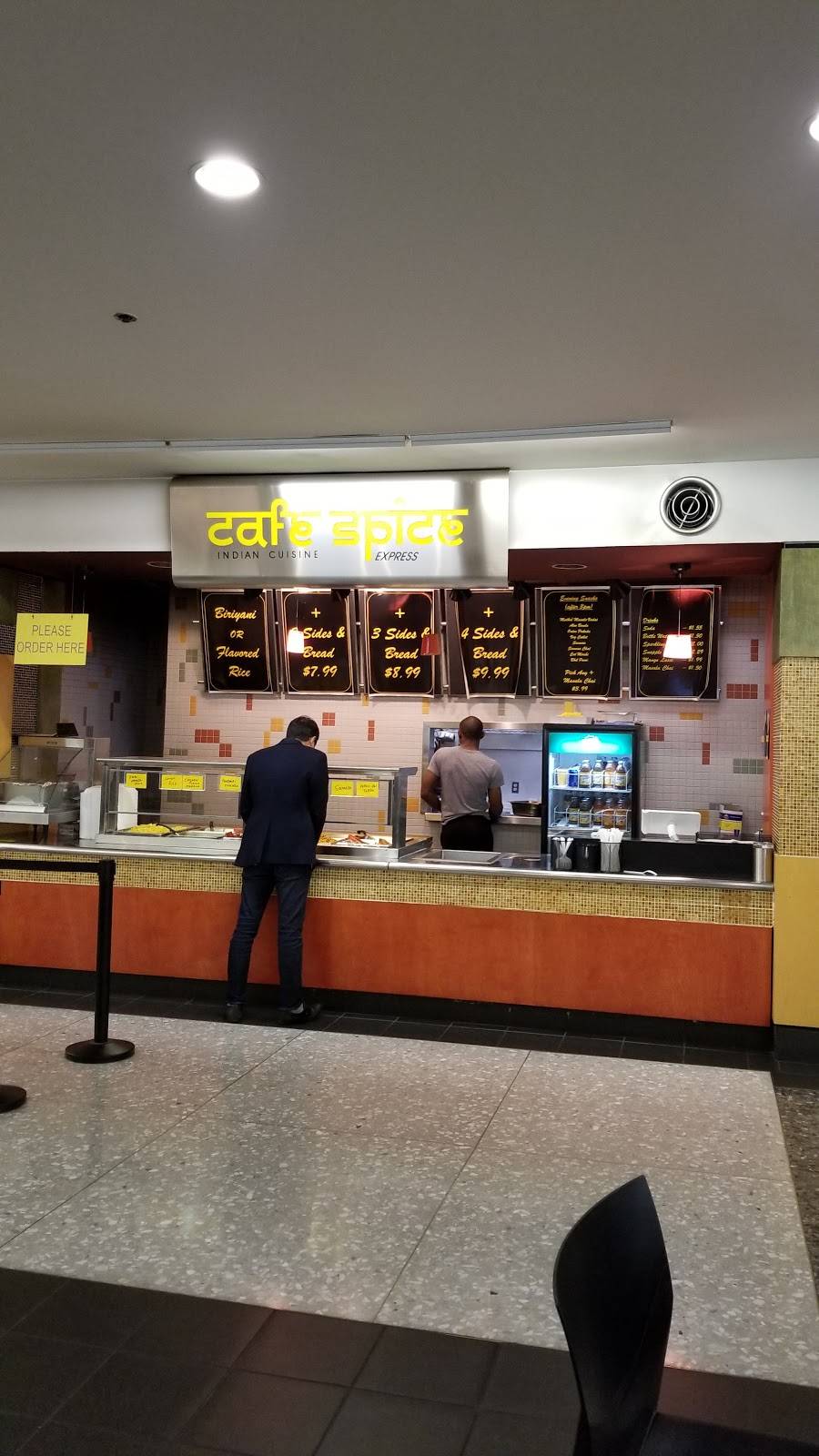 Cafe Spice Express | restaurant | 1625 Chestnut St # F5, Philadelphia, PA 19103, USA | 2154969580 OR +1 215-496-9580