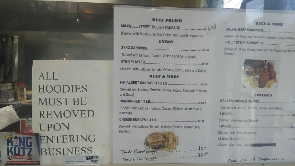 Fat Alberts | restaurant | 615 Beasley Rd, Jackson, MS 39206, USA | 6013983071 OR +1 601-398-3071