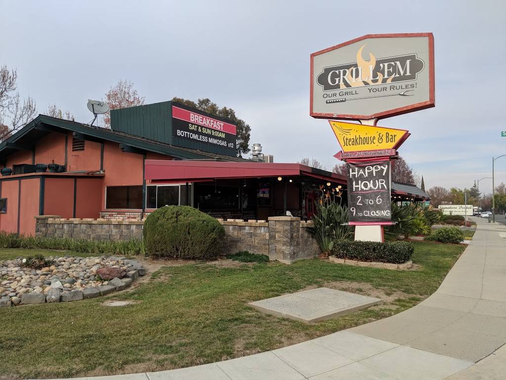 Grill Em Steak House & Sports Bar | restaurant | 2509 S Bascom Ave, Campbell, CA 95008, USA | 4083718729 OR +1 408-371-8729