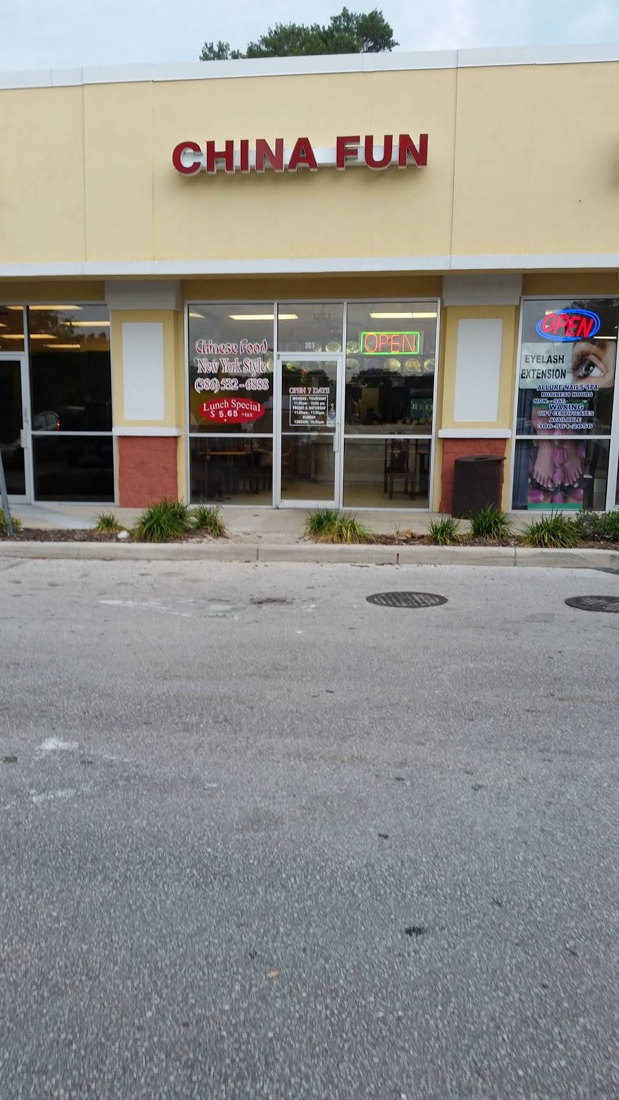 China Fun | restaurant | 2120 Saxon Blvd #203, Deltona, FL 32725, USA | 3865326888 OR +1 386-532-6888