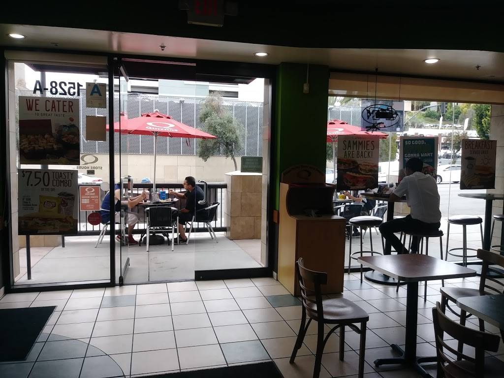 Quiznos | restaurant | 1528 N Vermont Ave Ste A, Hollywood, CA 90027, USA | 3238052200 OR +1 323-805-2200