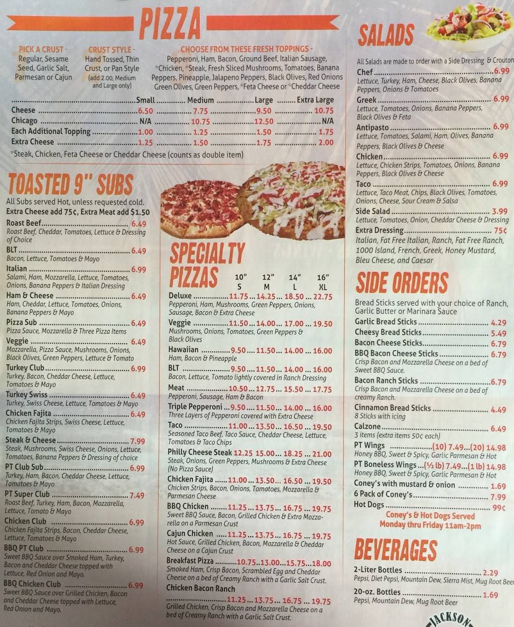 Parma Pizza Time | restaurant | 100 Elizabeth St, Parma, MI 49269, USA | 5175318463 OR +1 517-531-8463