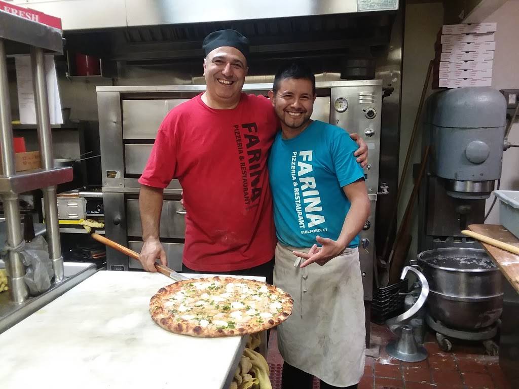 Farina Restaurant & Pizzeria | restaurant | 516 CT-80, Guilford, CT 06437, USA | 2034579111 OR +1 203-457-9111