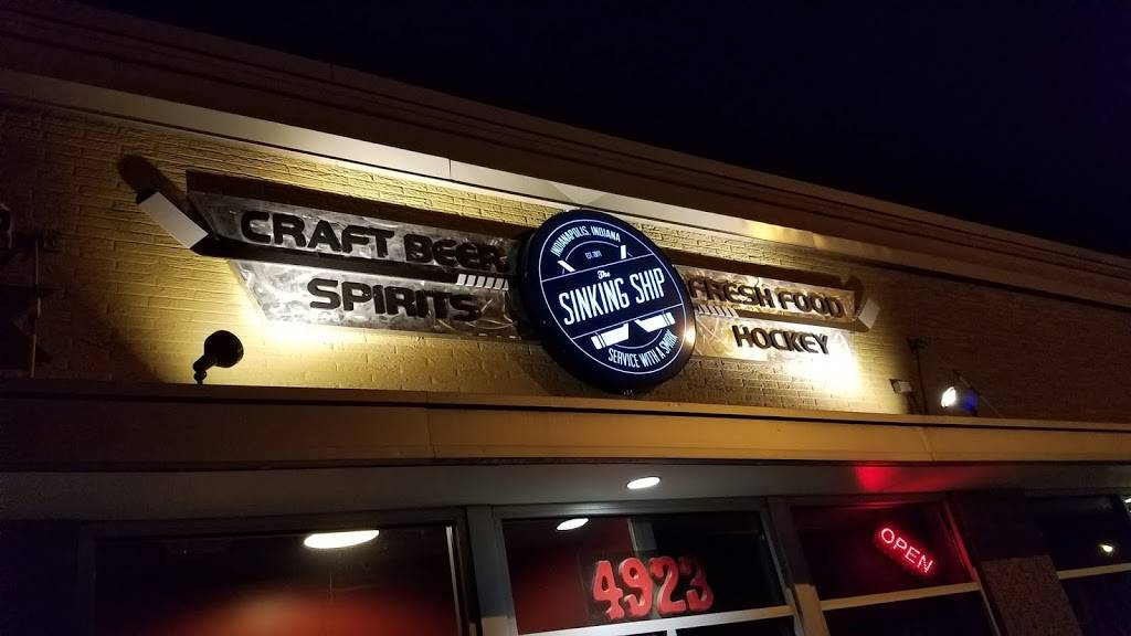 The Sinking Ship | restaurant | 4923 N College Ave, Indianapolis, IN 46205, USA | 3179207999 OR +1 317-920-7999