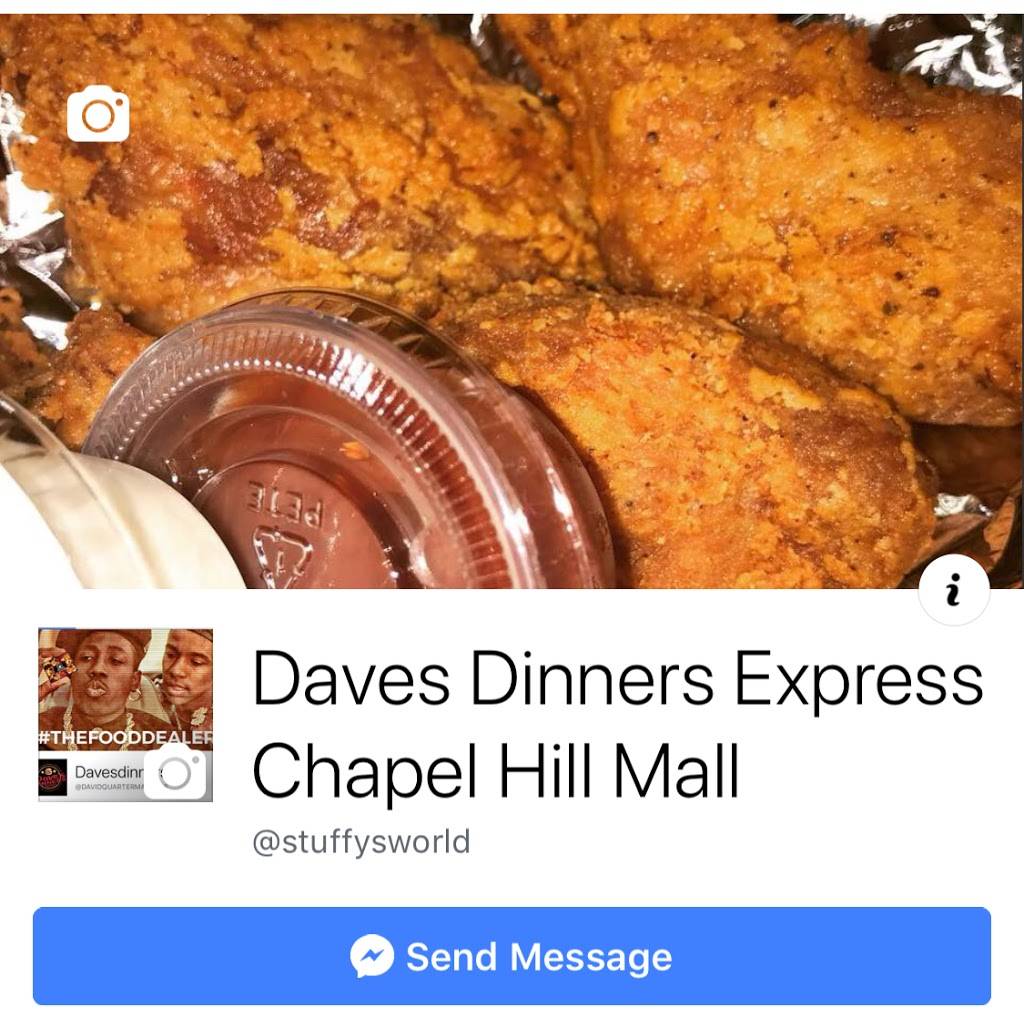 Daves Dinners Express | restaurant | 2000 Brittain Rd, Akron, OH 44310, USA | 2346786467 OR +1 234-678-6467