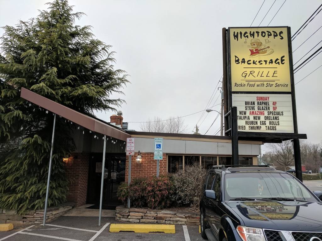 Hightopps Backstage Grille | restaurant | 2306 York Rd, Lutherville-Timonium, MD 21093, USA | 4105607101 OR +1 410-560-7101