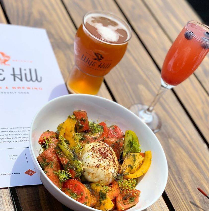 Wye Hill Kitchen & Brewing | restaurant | 201 S Boylan Ave, Raleigh, NC 27603, USA | 9842001189 OR +1 984-200-1189