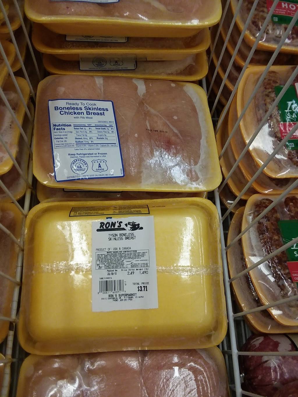 Rons Supermarket | bakery | 310 Centennial Dr., Pittsburg, KS 66762, USA | 6202317920 OR +1 620-231-7920