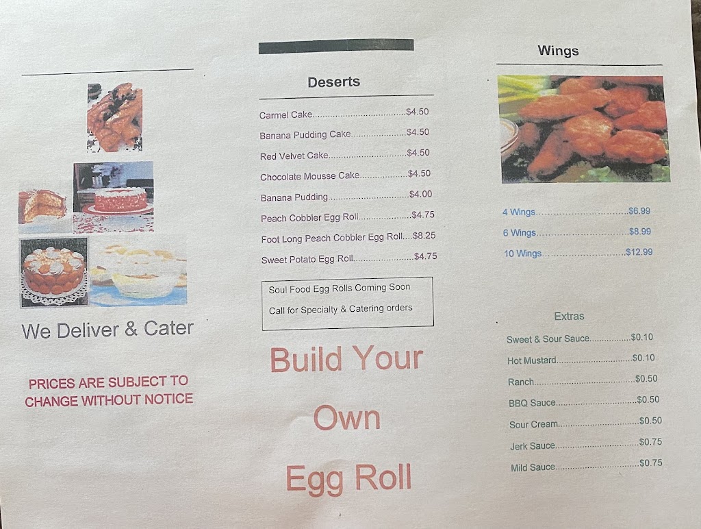 The Egg Roll Lady | restaurant | 3652 W Chicago Ave, Chicago, IL 60651, USA | 7736987278 OR +1 773-698-7278