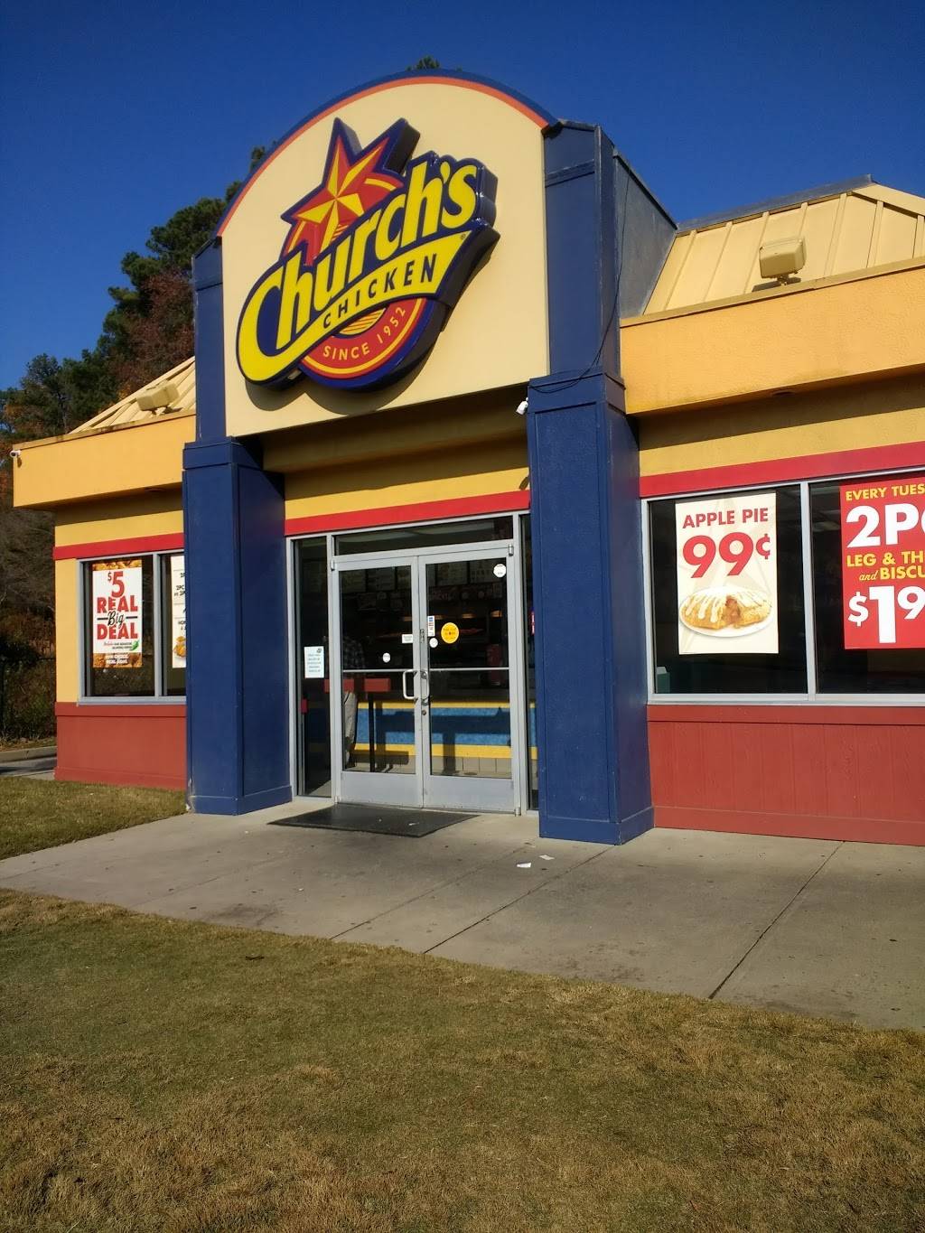 Churchs Chicken | restaurant | 6111 S Norcross Tucker Rd, Norcross, GA 30093, USA | 7707236216 OR +1 770-723-6216