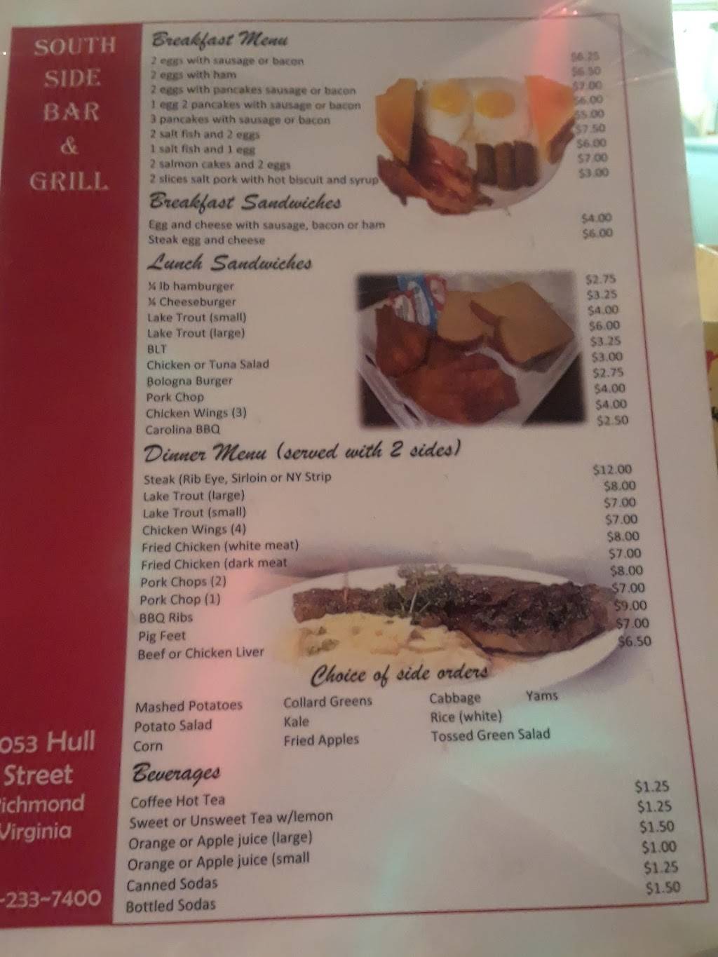 Becks Place | restaurant | 3053 Hull St, Richmond, VA 23224, USA | 8042337400 OR +1 804-233-7400