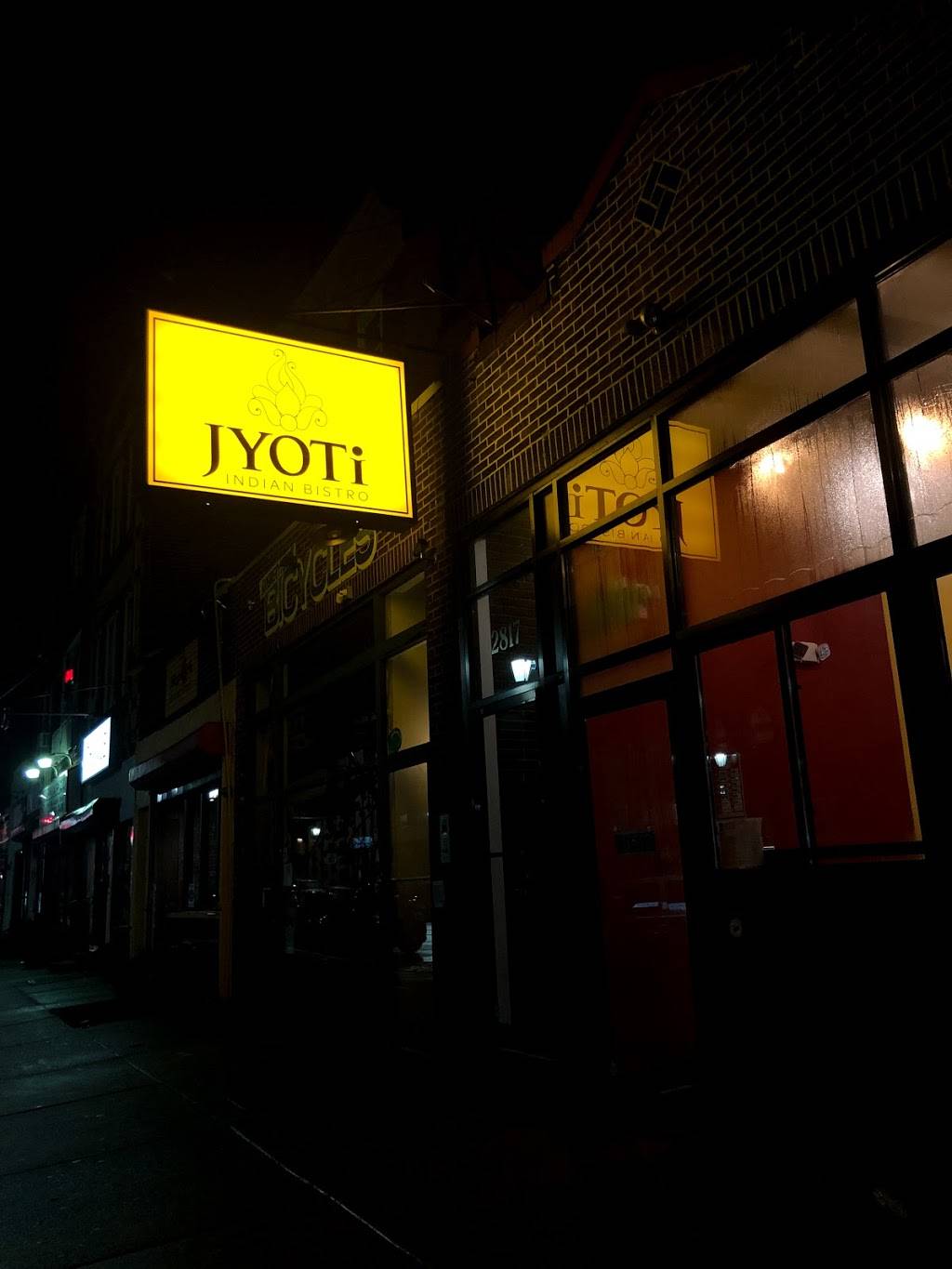 Jyoti Indian Bistro | restaurant | 2817 W Girard Ave, Philadelphia, PA 19130, USA | 2674572137 OR +1 267-457-2137
