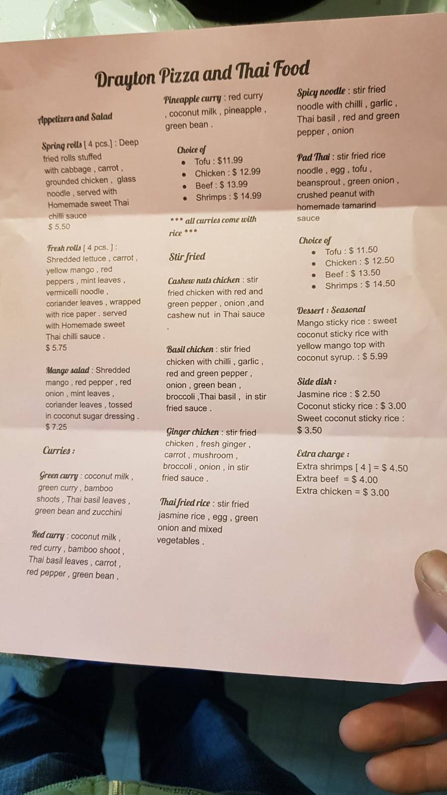 Drayton Pizza | restaurant | 11 Main St E, Drayton, ON N0G 1P0, Canada | 5196380808 OR +1 519-638-0808