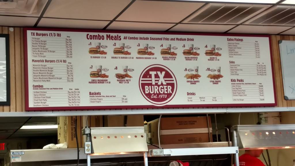 TX Burger - Crockett | restaurant | 1152 E Loop 304, Crockett, TX 75835, USA | 9365444556 OR +1 936-544-4556