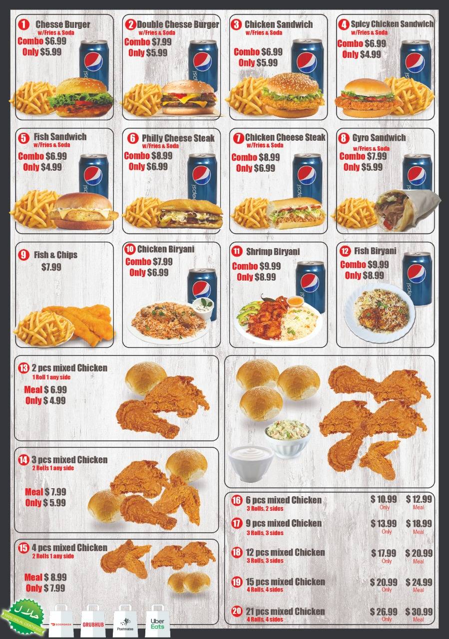 AMERICAN FRIED CHICKEN | restaurant | 5215 Frankford Ave, Philadelphia, PA 19124, USA | 2673886692 OR +1 267-388-6692