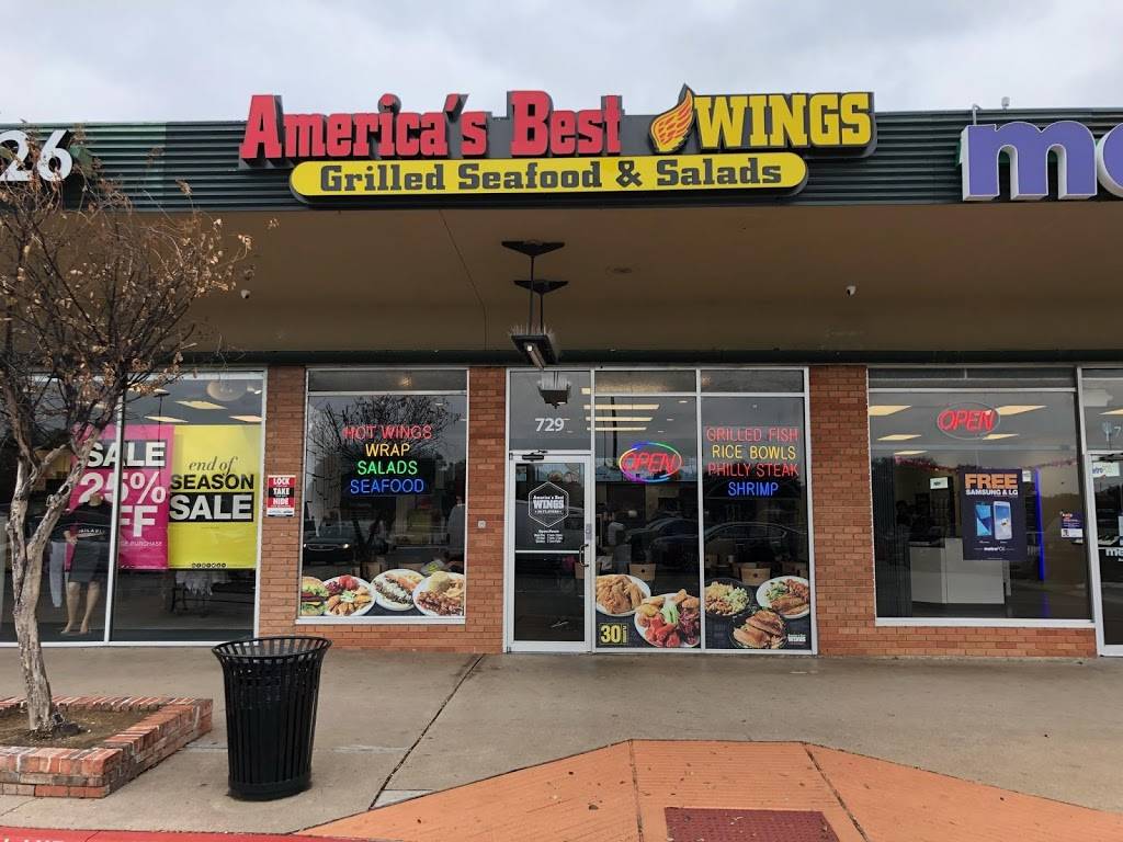 Americas Best Wings | restaurant | 655 W Illinois Ave #729, Dallas, TX 75224, USA | 9727077311 OR +1 972-707-7311