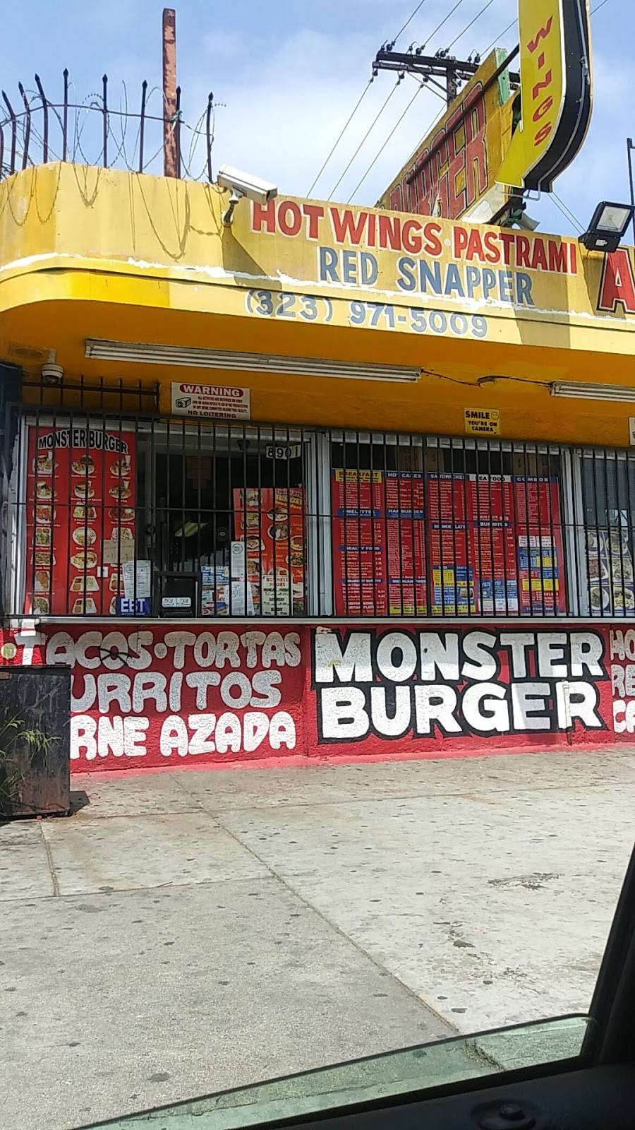 Monster Burger | restaurant | 8901 S Vermont Ave, Los Angeles, CA 90044, USA | 3239715009 OR +1 323-971-5009