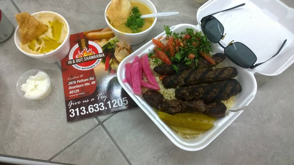 In & Out Shawarma | restaurant | 3976 Pelham St, Dearborn Heights, MI 48125, USA | 3136331205 OR +1 313-633-1205