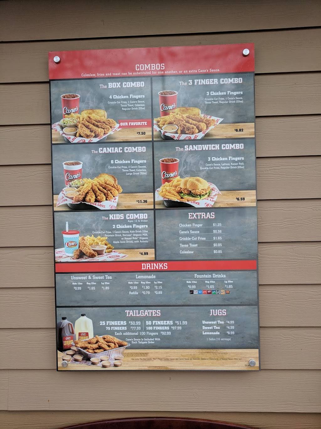 Raising Canes Chicken Fingers | meal takeaway | 3422 Drusilla Ln, Baton Rouge, LA 70809, USA | 2259247505 OR +1 225-924-7505