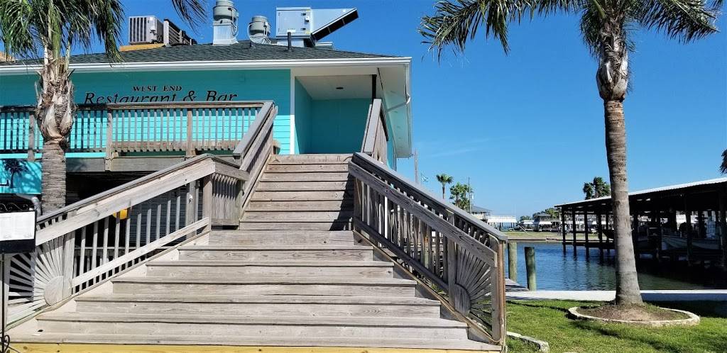 The West End Marina and Restaurants | restaurant | 21706 Burnet Dr, Galveston, TX 77554, USA | 4094974152 OR +1 409-497-4152