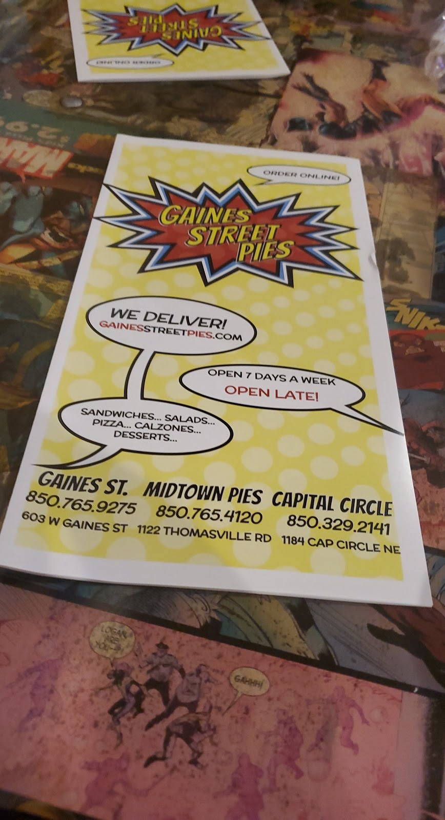 Gaines Street Pies | restaurant | 1184 Capital Cir NE suite e, Tallahassee, FL 32301, USA | 8503292141 OR +1 850-329-2141