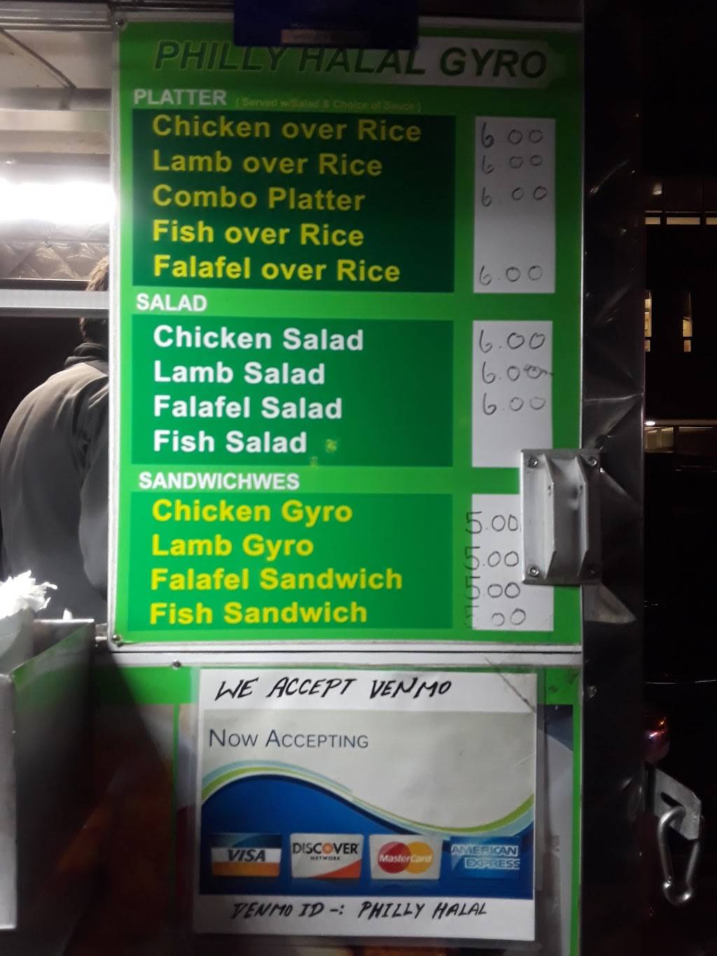 Drexel univercity cj halal food cart | restaurant | 15 S 33rd St, Philadelphia, PA 19104, USA | 2156266210 OR +1 215-626-6210