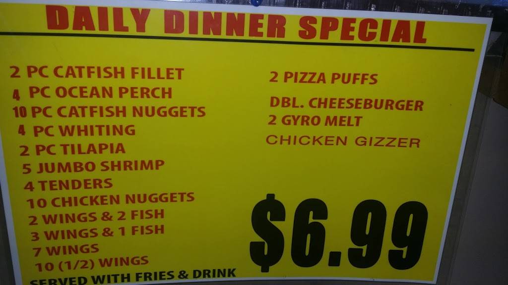 chicago fish and chicken gyro | restaurant | 9942 E Washington St, Indianapolis, IN 46229, USA | 3177449311 OR +1 317-744-9311